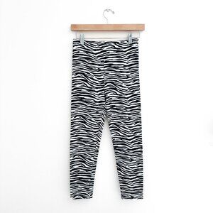J Crew Cropped Legging - Zebra Animal Print - Size XS